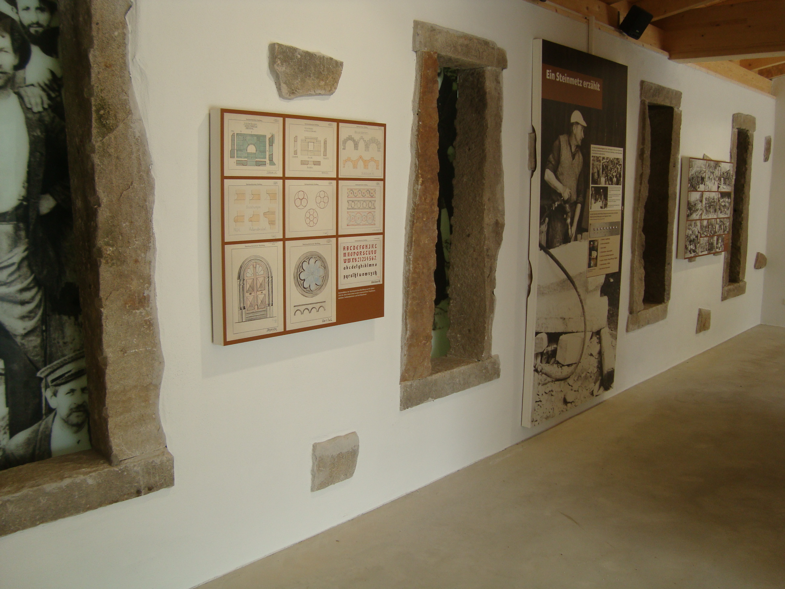Präsentationsausstellung Granit
